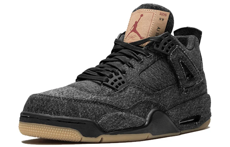 Air Jordan 4 Retro x Levi's 'Black Denim' - Image 2