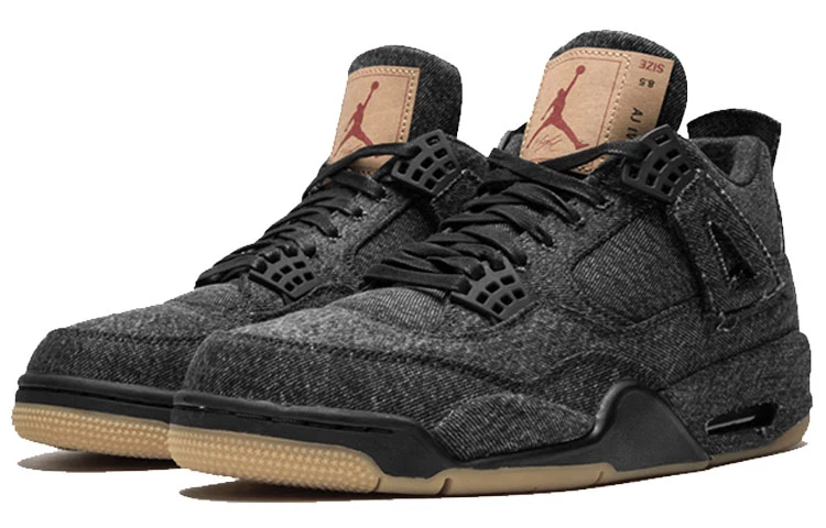 Air Jordan 4 Retro x Levi's 'Black Denim' - Image 3