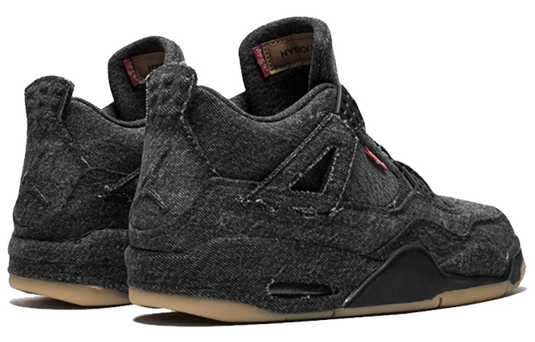Air Jordan 4 Retro x Levi's 'Black Denim' - Image 4