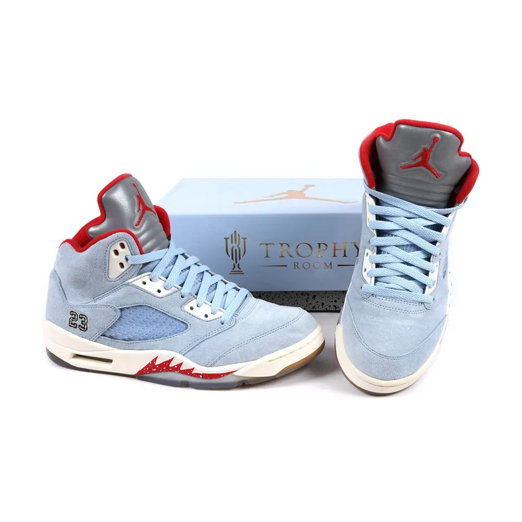 Air Jordan 5 Retro x Trophy Room 'Ice Blue' - Image 4