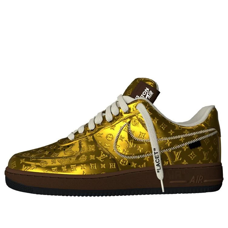 Nike x LOUIS VUITTON LV Air Force 1 Low 'Gold'